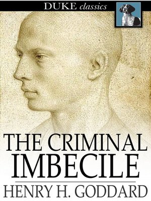 cover image of The Criminal Imbecile